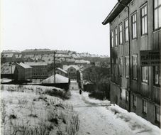 Torkelsgatan ner mot Danska vägen 1955